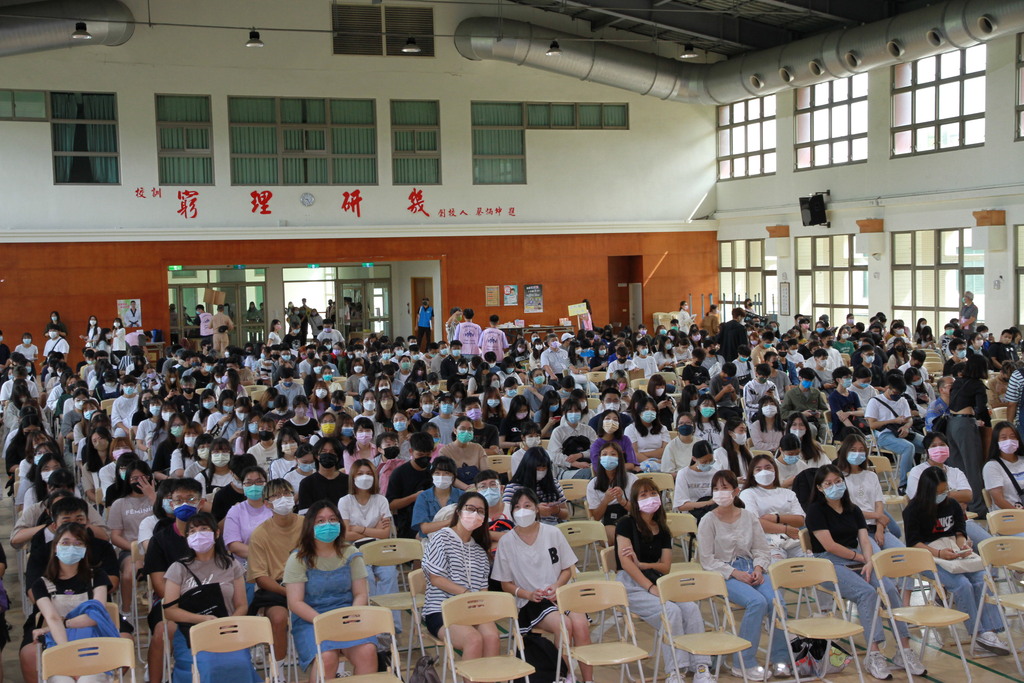 元培醫事科技大學9月1日舉辦新生入學輔導,新生們齊聚一堂