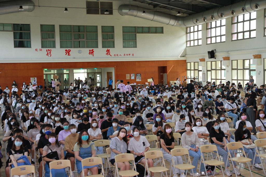 元培醫事科技大學9月1日舉辦新生入學輔導，新生們齊聚一堂