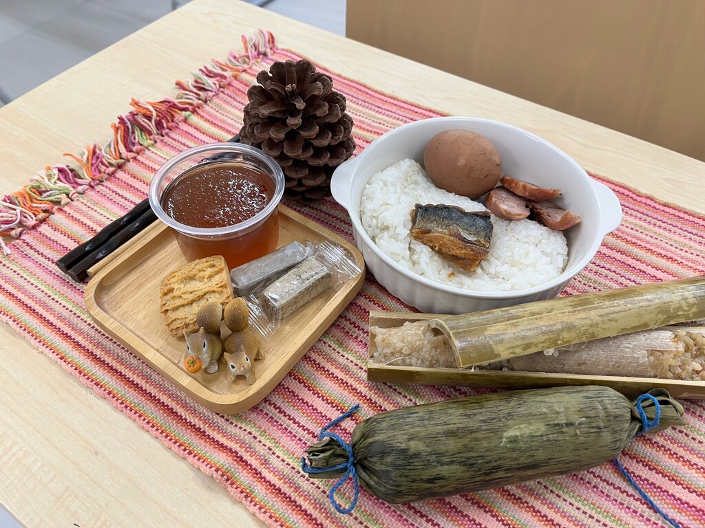 元培舉辦原住民族部落餐食體驗活動,每道料理都充滿濃厚原民文化特色