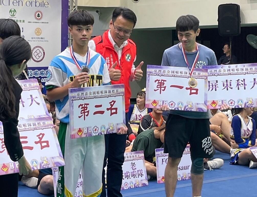 寵保系蔡宗穎同學榮獲個人全能大專男子組亞軍