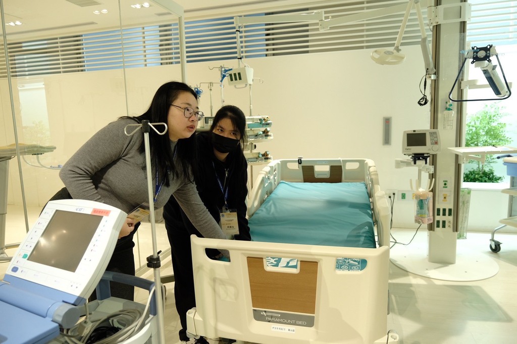 元培學生到日本移地學習，體驗最新照護設備圖片