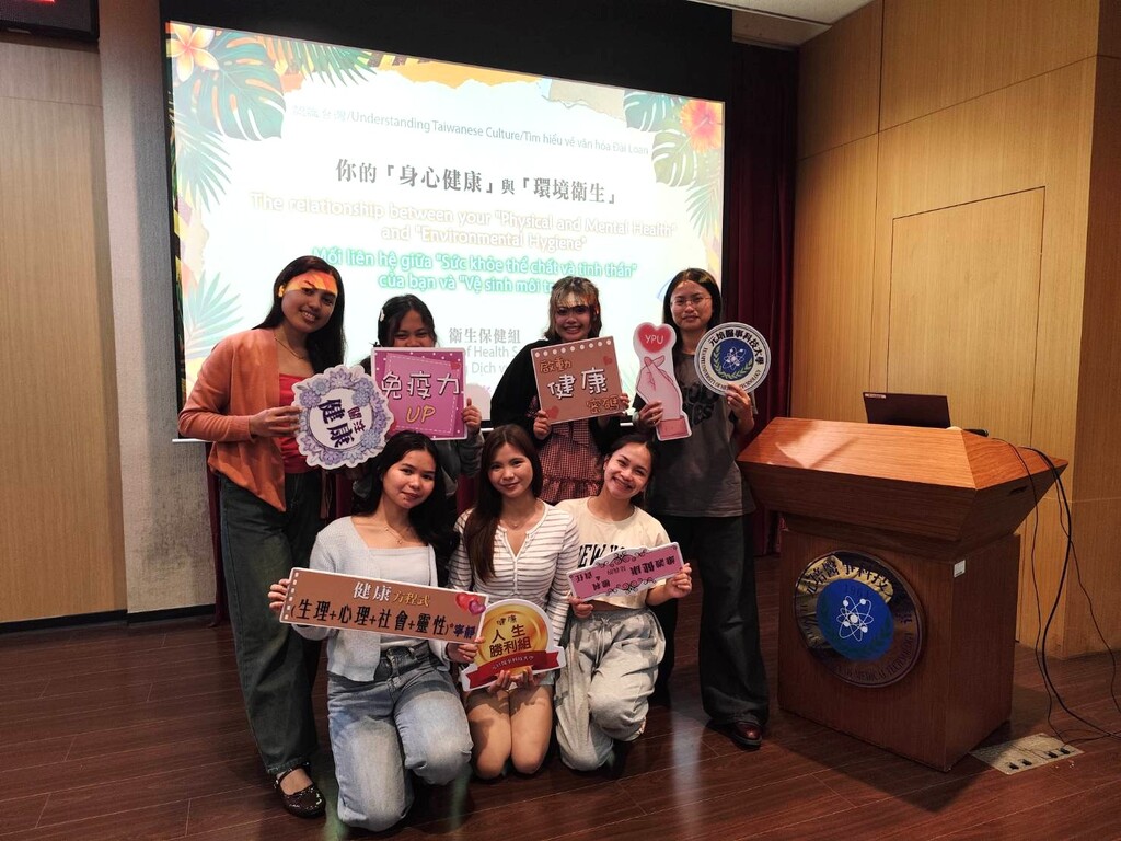 衛保組辦理國際生衛教講座獲國際生迴響圖片