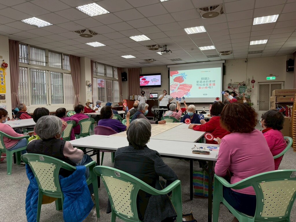 元培食科系 USR 團隊走進新竹縣員山社區推廣食安教育圖片