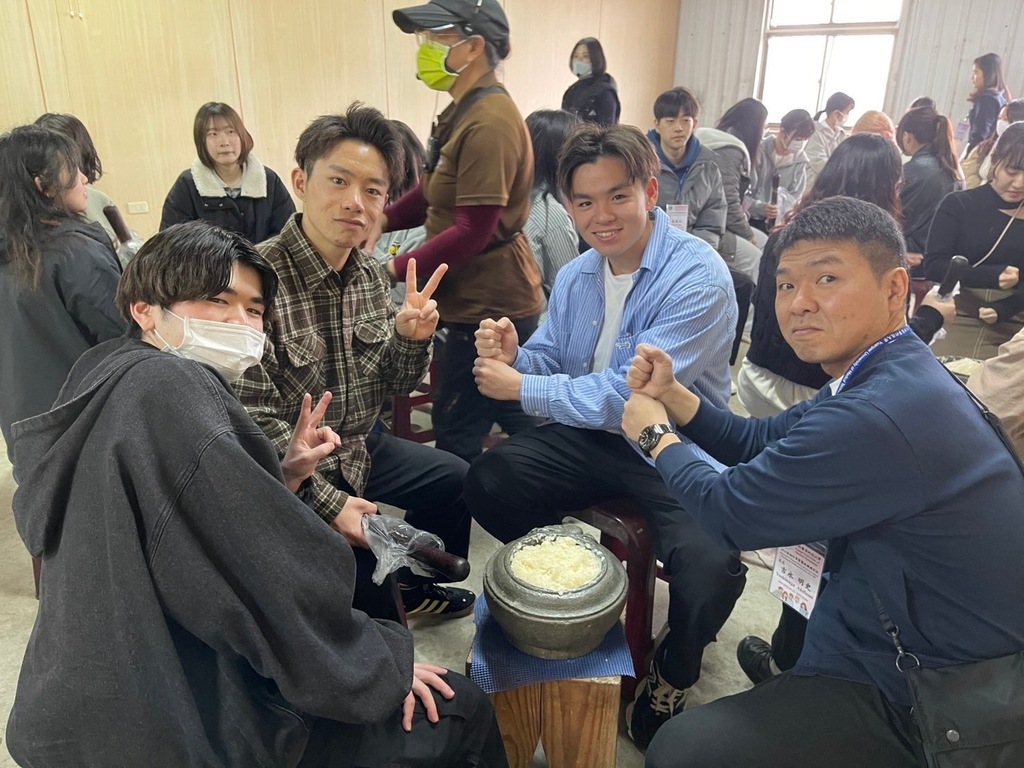 日本國際醫療福祉大學師生體驗麻糬製作