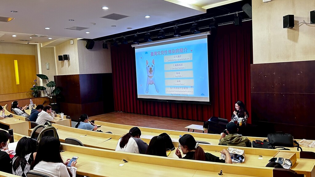 詹雅筑講師解說台灣常見性病