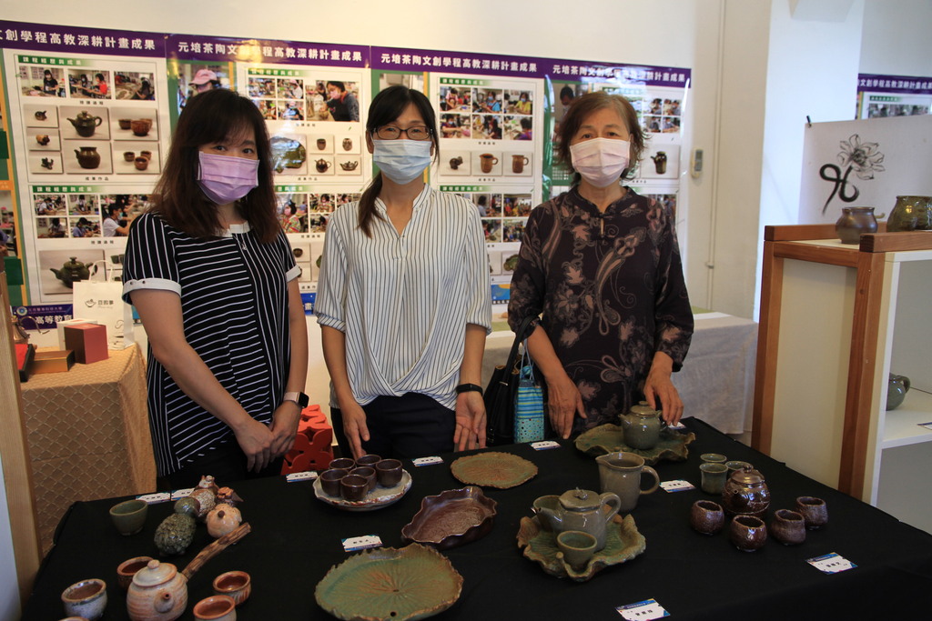新竹香村社區居民在元培茶陶文創學生師生協助下投入陶藝產業成果豐碩