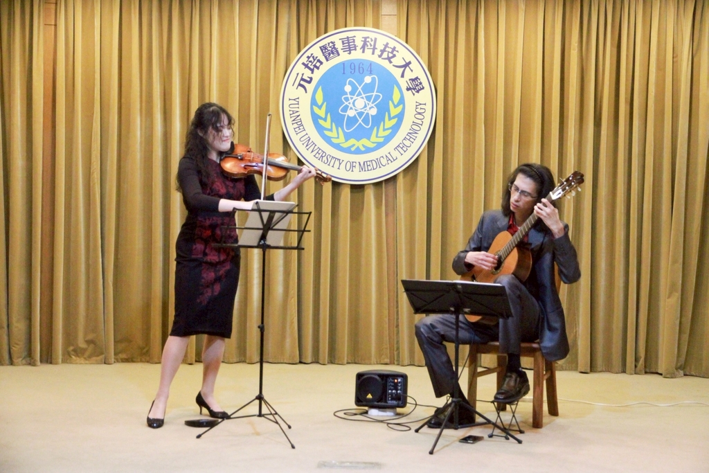 國際吉他演奏家劉士堉與小提琴家 黃詠雩帶來多首二重奏作品，展現高度默契圖片