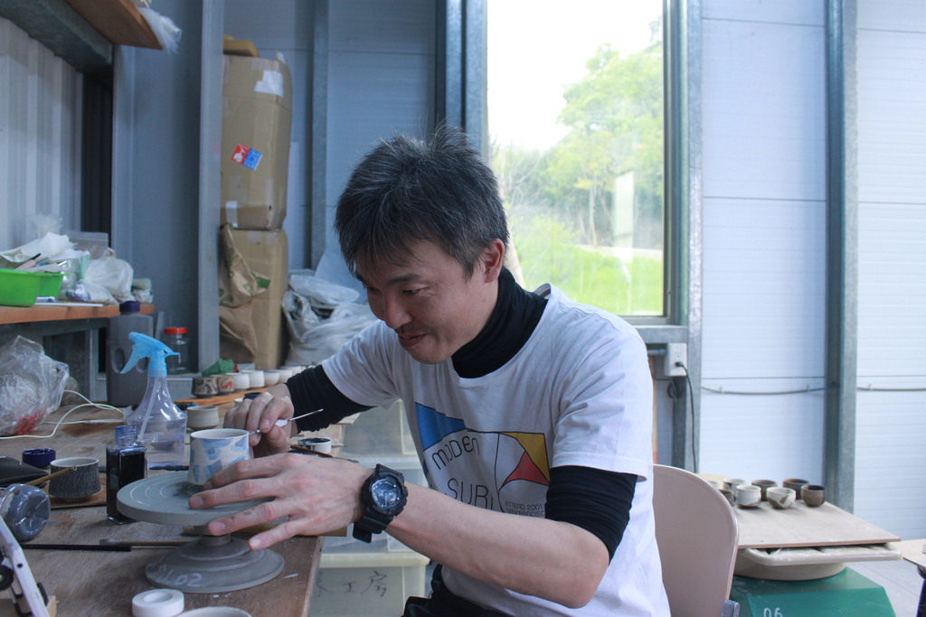 日本陶藝家重松康夫在元培駐校期間創作不斷